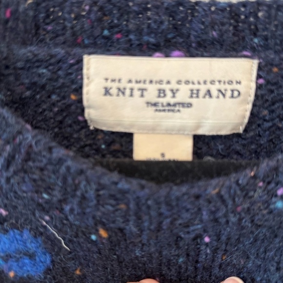 The Limited Sweater Vintage American Collection Wool Cropped Pac-Man Graphic - S - Picture 3 of 13